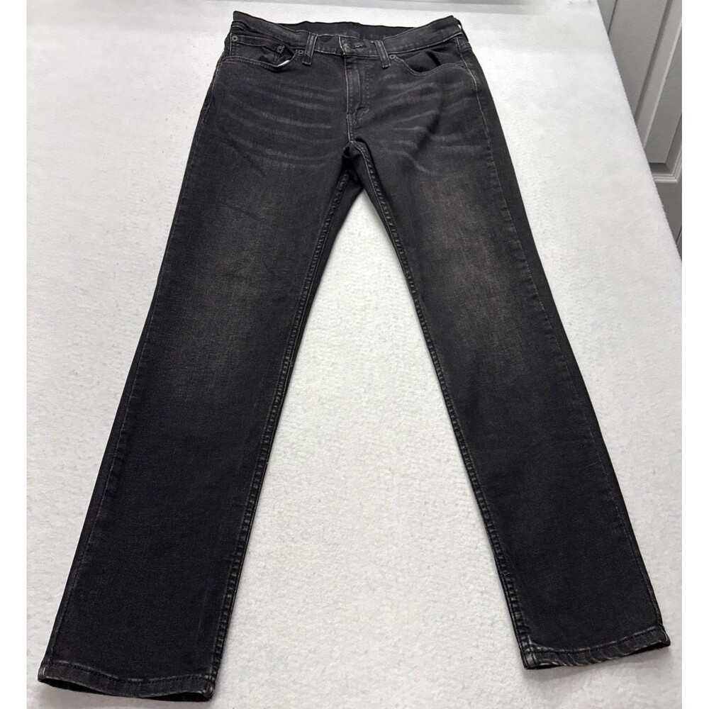 Levis 511 Jeans Mens 32x30 Black Slim Fit Tapered Stretch Denim Pants Casual